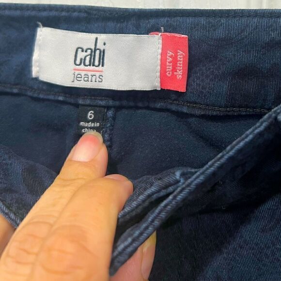 CAby curvi and skinny floral print jeans size 6 - Picture 2 of 6